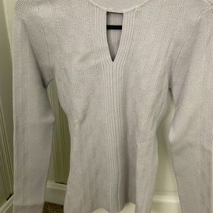 White house black market silver metallic